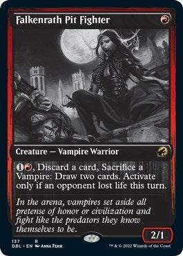 Image for Falkenrath Pit Fighter (Innistrad: Double Feature) (137) - Magic: The Gathering