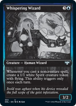 Image for Whispering Wizard (Innistrad: Double Feature) (355) - Magic: The Gathering