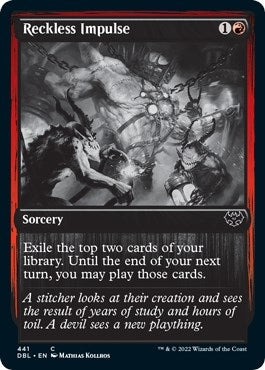 Image for Reckless Impulse (Innistrad: Double Feature) (441) - Magic: The Gathering