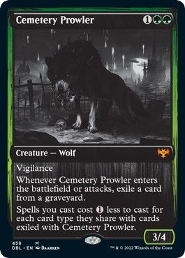 Image for Cemetery Prowler (Innistrad: Double Feature) (458) - Magic: The Gathering
