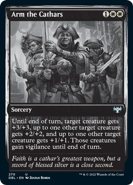 Image for Arm the Cathars (Innistrad: Double Feature) (270) - Magic: The Gathering