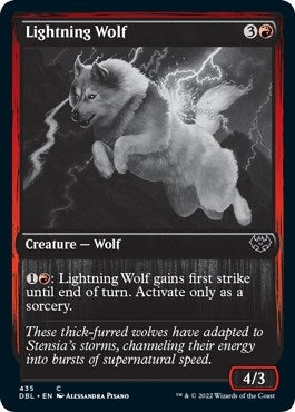 Image for Lightning Wolf (Innistrad: Double Feature) (435) - Magic: The Gathering