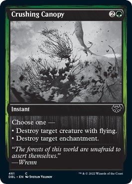 Image for Crushing Canopy (Innistrad: Double Feature) (461) - Magic: The Gathering
