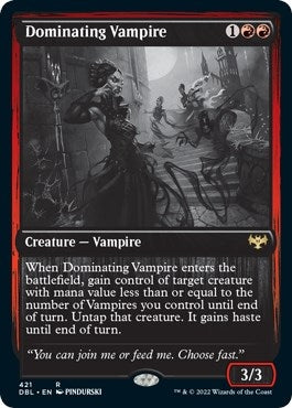 Image for Dominating Vampire (Innistrad: Double Feature) (421) - Magic: The Gathering