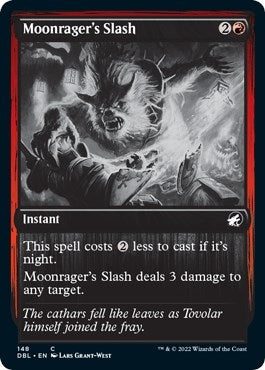 Image for Moonrager's Slash (Innistrad: Double Feature) (148) - Magic: The Gathering