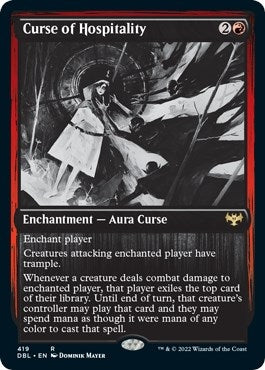 Image for Curse of Hospitality (Innistrad: Double Feature) (419) - Magic: The Gathering