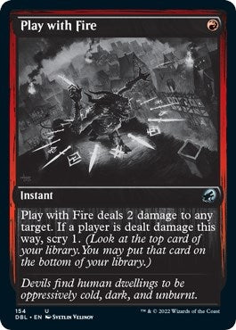 Image for Play with Fire (Innistrad: Double Feature) (154) - Magic: The Gathering