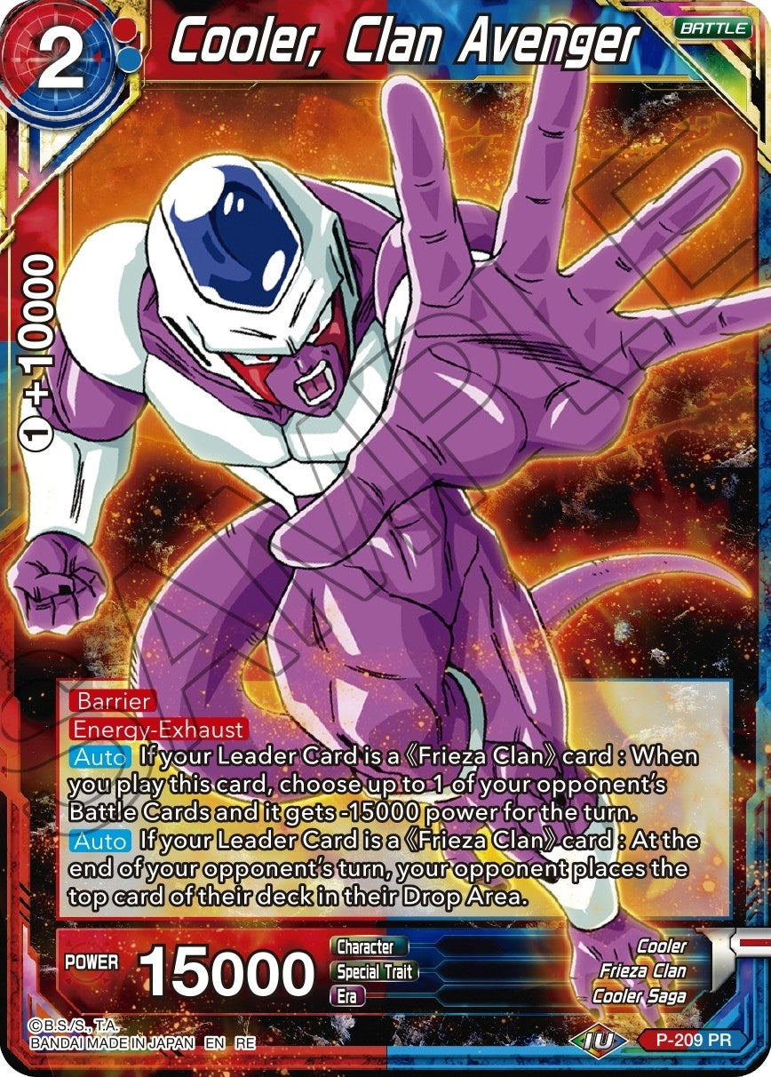 Image for Cooler, Clan Avenger (Mythic Booster) (P-209) - Dragon Ball Super: Masters