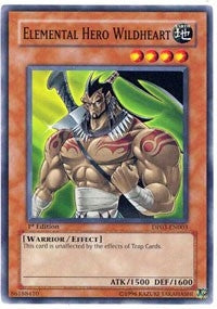Image for Elemental Hero Wildheart (Duelist Pack 3: Jaden Yuki 2) (DP03-EN003) - YuGiOh