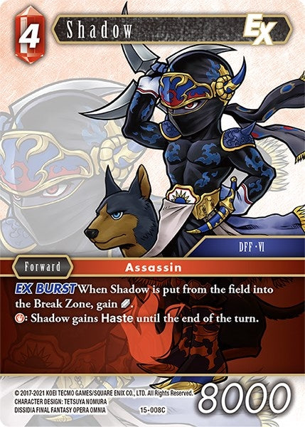 Image for Shadow EX (Crystal Dominion) (15-008C) - Final Fantasy TCG