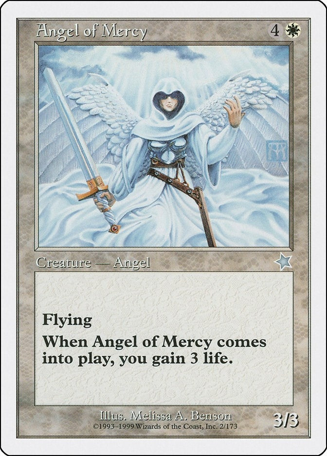 Image for Angel of Mercy (Starter 1999) (2) - Magic: The Gathering