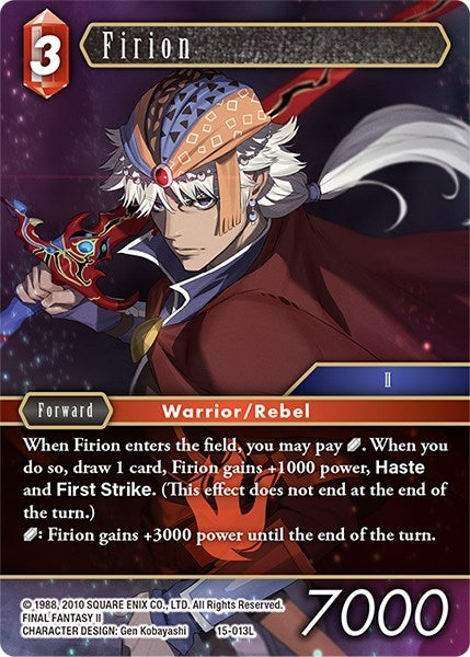 Image for Firion (Crystal Dominion) (15-013L) - Final Fantasy TCG