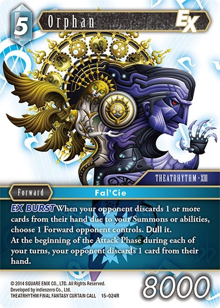 Image for Orphan EX (Crystal Dominion) (15-024R) - Final Fantasy TCG