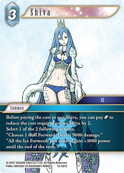 Image for Shiva (Crystal Dominion) (15-031C) - Final Fantasy TCG