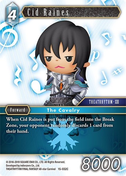 Image for Cid Raines (Crystal Dominion) (15-032C) - Final Fantasy TCG