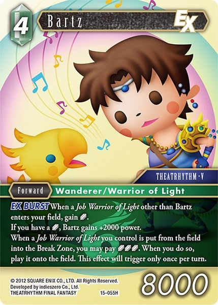 Image for Bartz EX (Crystal Dominion) (15-055H) - Final Fantasy TCG