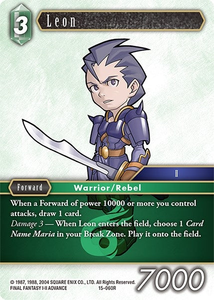 Image for Leon (Crystal Dominion) (15-060R) - Final Fantasy TCG