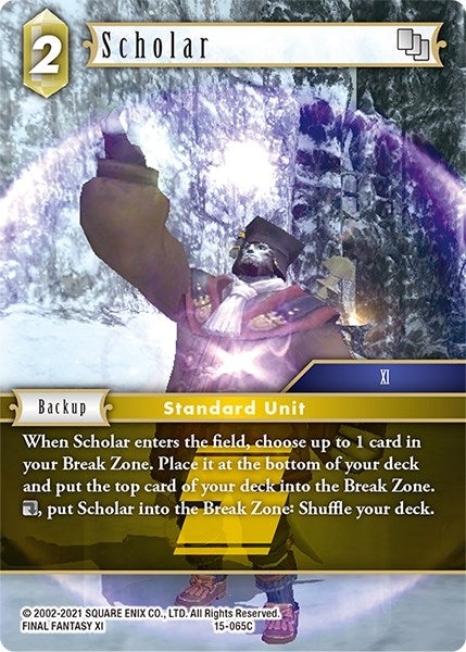 Image for Scholar (65) (Crystal Dominion) (15-065C) - Final Fantasy TCG
