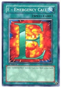 Image for E - Emergency Call (Duelist Pack 3: Jaden Yuki 2) (DP03-EN017) - YuGiOh