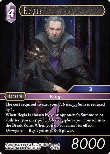 Image for Regis (Crystal Dominion) (15-103R) - Final Fantasy TCG