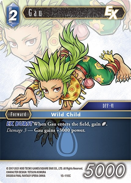 Image for Gau EX (Crystal Dominion) (15-110C) - Final Fantasy TCG