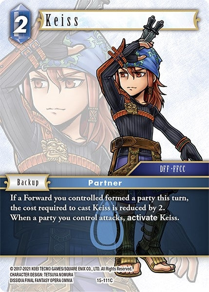 Image for Keiss (Crystal Dominion) (15-111C) - Final Fantasy TCG