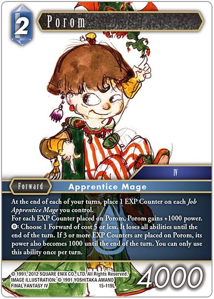 Image for Porom (Crystal Dominion) (15-119L) - Final Fantasy TCG