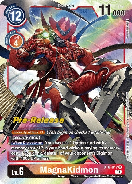 Image for MagnaKidmon (BT06_PR) (BT6-017 R) - Digimon Card Game