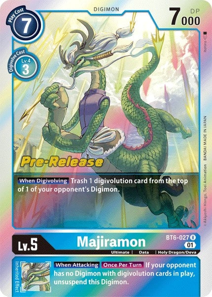 Image for Majiramon (BT06_PR) (BT6-027 R) - Digimon Card Game