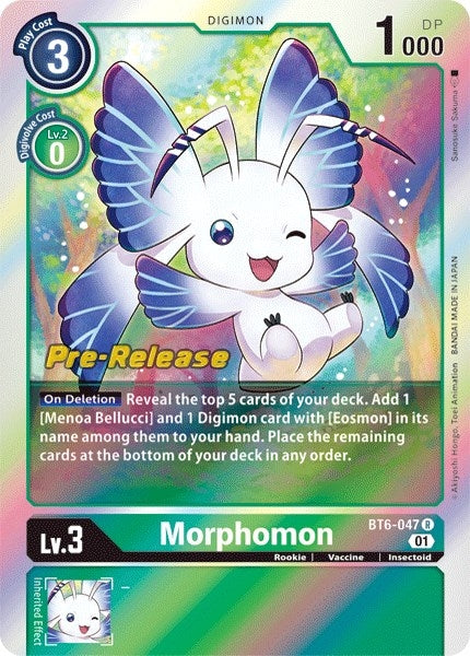 Image for Morphomon (BT06_PR) (BT6-047 R) - Digimon Card Game