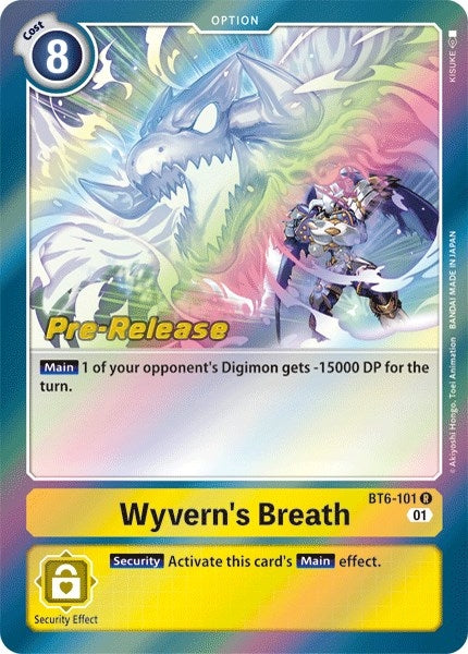 Image for Wyvern's Breath (BT06_PR) (BT6-101 R) - Digimon Card Game