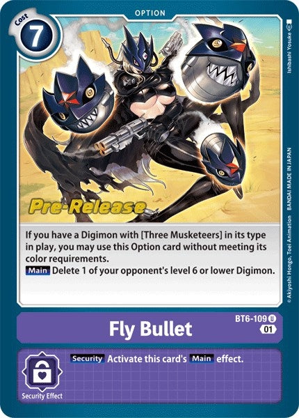 Image for Fly Bullet (BT06_PR) (BT6-109 U) - Digimon Card Game