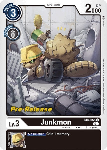 Image for Junkmon (BT06_PR) (BT6-055 U) - Digimon Card Game