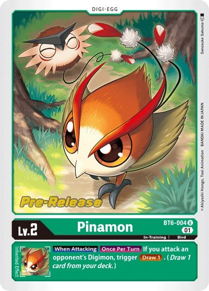 Image for Pinamon (BT06_PR) (BT6-004 U) - Digimon Card Game