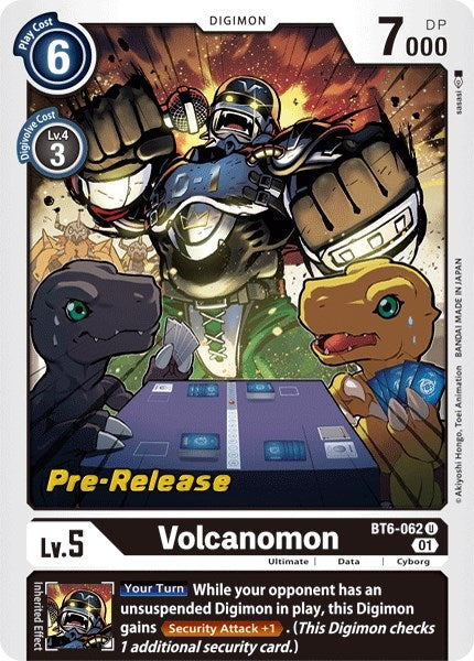 Image for Volcanomon (BT06_PR) (BT6-062 U) - Digimon Card Game