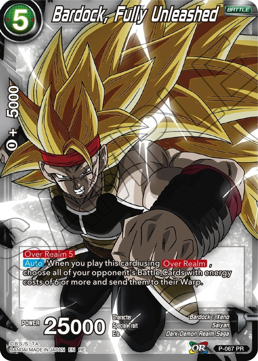 Image for Bardock, Fully Unleashed (Mythic Booster) (P-067) - Dragon Ball Super: Masters