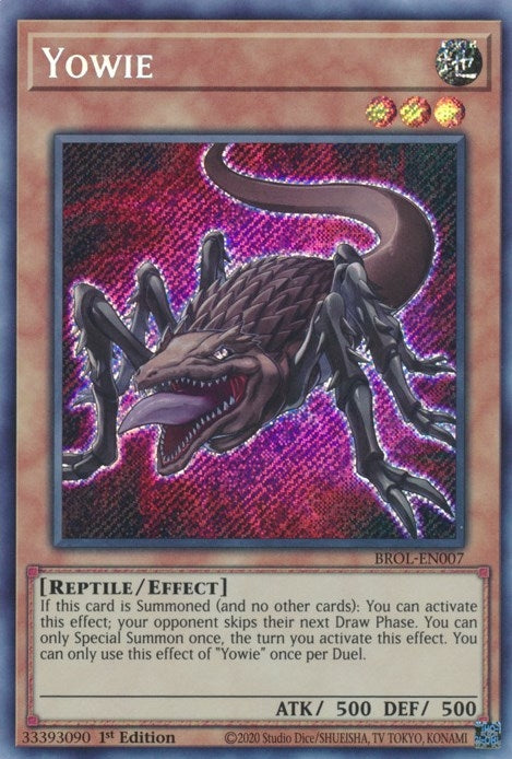 Image for Yowie (Brothers of Legend) (BROL-EN007) - YuGiOh