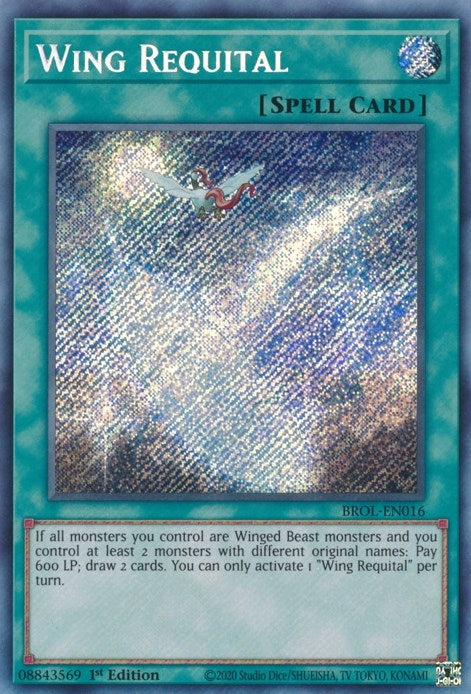 Image for Wing Requital (Brothers of Legend) (BROL-EN016) - YuGiOh