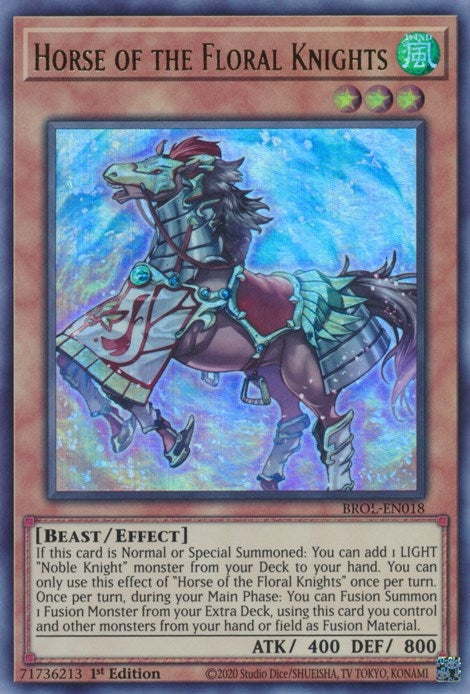 Image for Horse of the Floral Knights (Brothers of Legend) (BROL-EN018) - YuGiOh