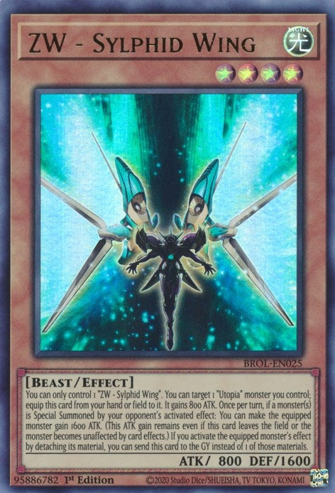 Image for ZW - Sylphid Wing (Brothers of Legend) (BROL-EN025) - YuGiOh