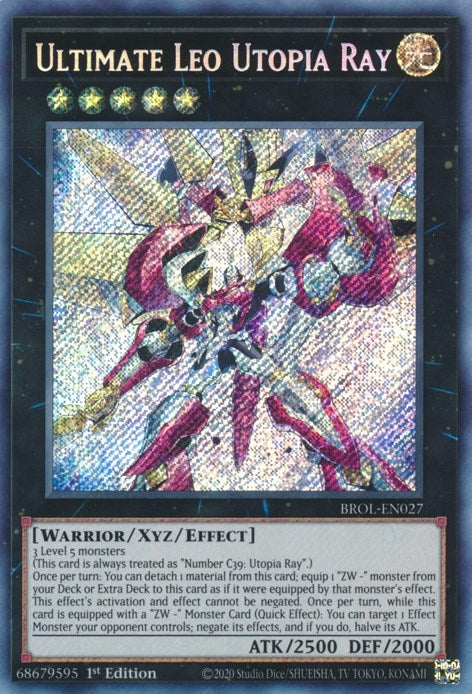 Image for Ultimate Leo Utopia Ray (Brothers of Legend) (BROL-EN027) - YuGiOh