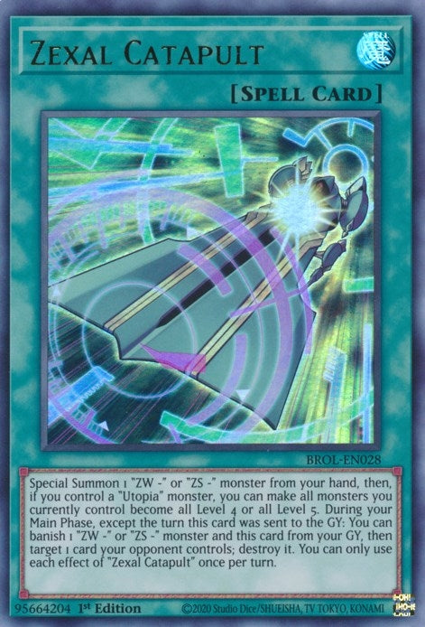 Image for Zexal Catapult (Brothers of Legend) (BROL-EN028) - YuGiOh