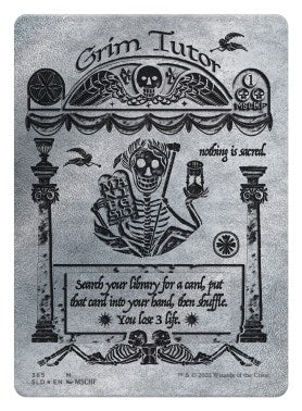 Image for Grim Tutor (Silver Laminate) (Secret Lair Drop Series) (365) - Magic: The Gathering