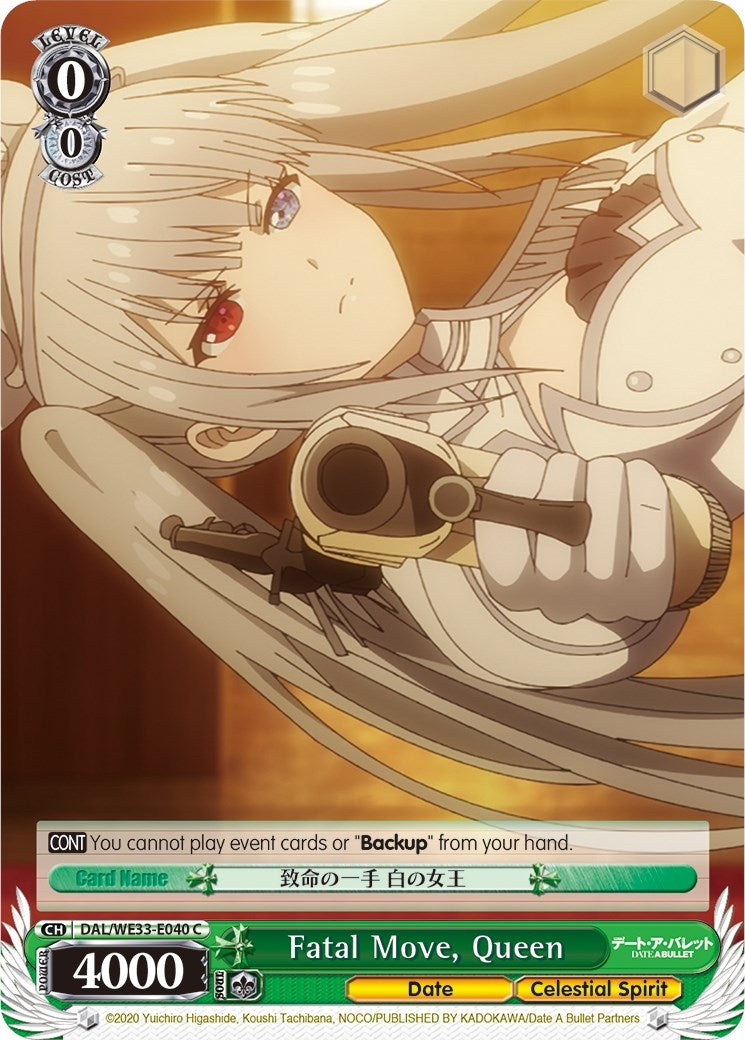Image for Fatal Move, Queen (Parallel Foil) (Date A Bullet) (DAL/WE33-E040 C) - Weiss Schwarz