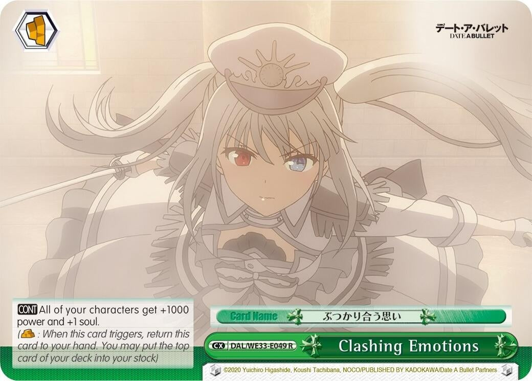 Image for Clashing Emotions (Date A Bullet) (DAL/WE33-E049 R) - Weiss Schwarz
