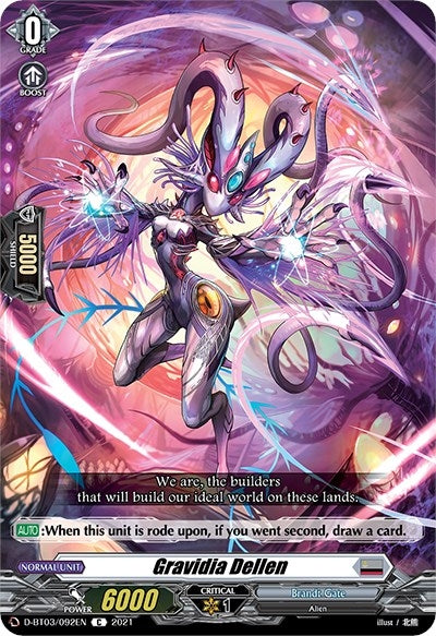 Image for Gravidia Dellen (D-BT03: Advance of Intertwined Stars) (D-BT03/092EN) - Cardfight Vanguard