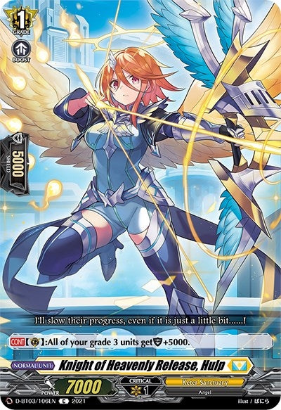 Image for Knight of Heavenly Release, Hulp (D-BT03: Advance of Intertwined Stars) (D-BT03/106EN) - Cardfight Vanguard