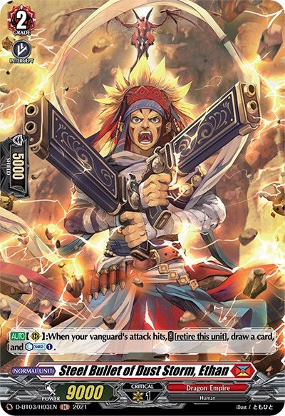 Image for Steel Bullet of Dust Storm, Ethan (Holo) (D-BT03: Advance of Intertwined Stars) (D-BT03/H03EN) - Cardfight Vanguard