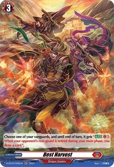 Image for Best Harvest (Holo) (D-BT03: Advance of Intertwined Stars) (D-BT03/H05EN) - Cardfight Vanguard