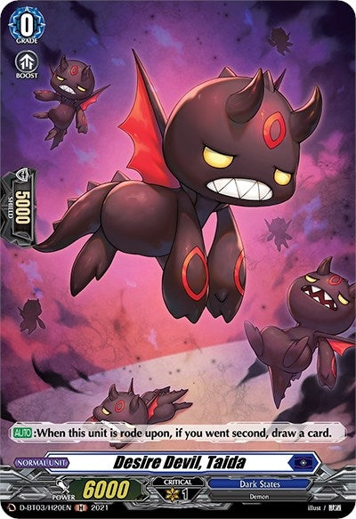 Image for Desire Devil, Taida (Holo) (D-BT03: Advance of Intertwined Stars) (D-BT03/H20EN) - Cardfight Vanguard